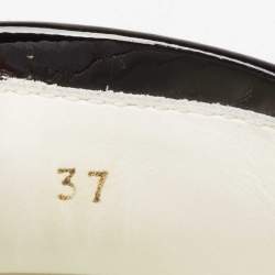 Dsquared2 Black Leather And Python Trim Slip On Sneakers Size 37
