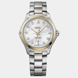 Pre Owned Ebel Silver Stainless Steel Discovery 1216498 Quartz Women's Wristwatch 33mm