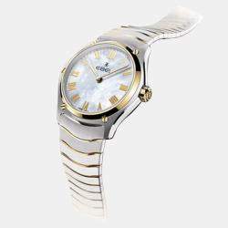 Ebel White Stainless Steel Sport Classic 1216554 Women's Wristwatch 24 mm