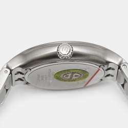 Ebel Silver Dial Stainless Steel Diamond Beluga 1216071 Women's Wristwatch 36.50 mm