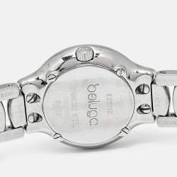Pre Owned Ebel Beluga E9157121 Blue Dial Stainless Steel Women's Wristwatch 27 mm