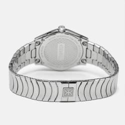 مملوكة مسبقًا Ebel Classic Sport 1216451A Mother Of Pearl Diamond Stainless Steel Women's Wristwatch 29 mm