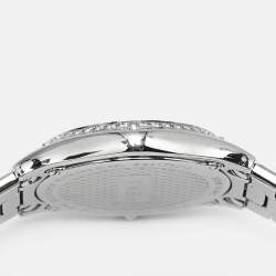 مملوكة مسبقًا Ebel Classic Sport 1216451A Mother Of Pearl Diamond Stainless Steel Women's Wristwatch 29 mm