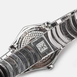 مملوكة مسبقًا Ebel Classic Sport 1216451A Mother Of Pearl Diamond Stainless Steel Women's Wristwatch 29 mm