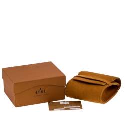 Pre Owned Ebel Mother of Pearl Stainless Steel Beluga Manchette E9057A21 Women's Wristwatch 19 mm