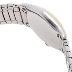 Pre Owned Ebel Grey 18k Yellow Gold Stainless Steel Sport Classique 183908 Women's Wristwatch 28 mm