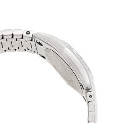 Pre Owned Ebel Mother of Pearl Diamond Stainless Steel Classic Wave E9090F24 Women's Wristwatch 28 mm