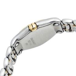 Pre Owned Ebel Black 18k Yellow Gold Stainless Steel Diamond 1057902 Women's wristwatch 24 mm 