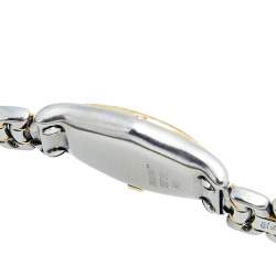Pre Owned Ebel Black 18k Yellow Gold Stainless Steel Diamond 1057902 Women's wristwatch 24 mm 