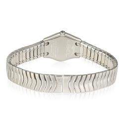 Pre Owned Ebel MOP Diamonds Stainless Steel Classic Wave 9003F11/9245 Women's Wristwatch 23.5 MM