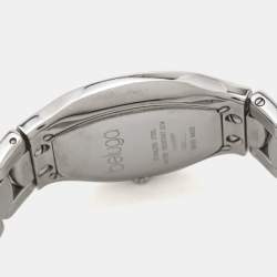 Pre Owned Ebel Mother of Pearl Diamond Stainless Steel Beluga Tonneau 9901G38 Women's Wristwatch 28 mm 