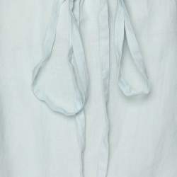 Pre Owned Eileen Fisher Blue Linen Dress XXL