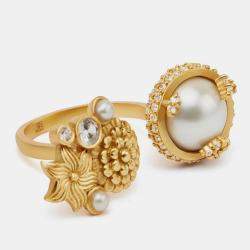 Pre Owned Aulerth x Ekaya Banaras Opaline statement Ring