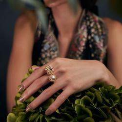 Pre Owned Aulerth x Ekaya Banaras Opaline statement Ring