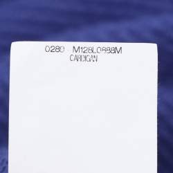 مملوكة مسبقًا Elena Miro Blue Knit Cardigan L