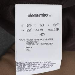 مملوكة مسبقًا تنورة إلينا ميرو كاكي جيرسي مع حزام ميدي مقاس كبير جداً - اكسترا لارج