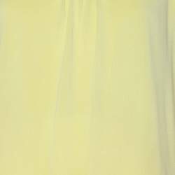Pre Owned Elena Miro Yellow Jersey Sleeveless Top XL