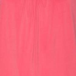 Pre Owned Elena Miro Pink Jersey Sleeveless Tops L