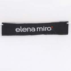 Pre Owned Elena Miro White Linen Button Front Shirt XXXL