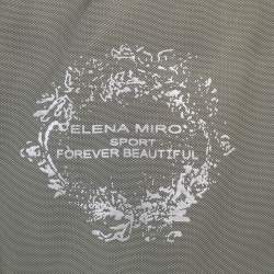 مملوكة مسبقًا جاكيت منفوخ نايلون رمادي رياضي إيلينا ميرو كبير جداً