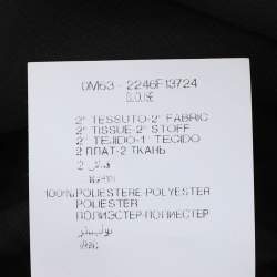 مملوكة مسبقًا طقم قميص وتنورة ديفور باللون الأسود من إيلينا ميرو مقاس كبير جداً - اكسترا لارج