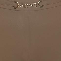 Pre Owned Elena Miro Khaki Jersey Pants XXL