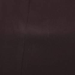 Pre Owned بنطالون إلينا ميرو بني كريب مقاس ضخم جدًا (إكس إكس لارج)