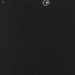 Pre Owned Elena Miro Black Jersey Straight Pants XXL