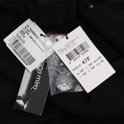 Pre Owned Elena Miro Black Jersey Straight Pants XXL