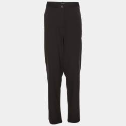 مملوكة مسبقًا بنطلون إيلينا ميرو بني جيرسي مستقيم مقاس ضخم جدًا (إكس إكس لارج)