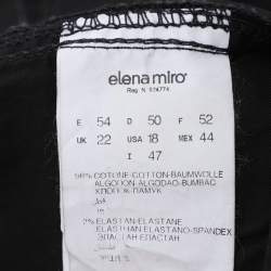Pre Owned Elena Miro Black Denim Jeans XXL