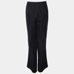 Pre Owned Elena Miro Navy Blue Cotton Pants XXL