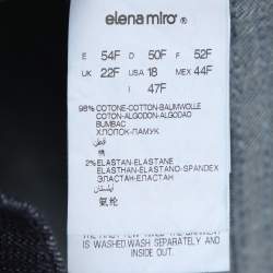 Pre Owned Elena Miro Navy Blue Denim Jeans XXL