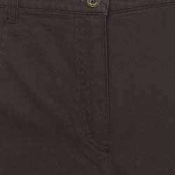 Pre Owned Elena Miro Grey Cotton Pants XXL