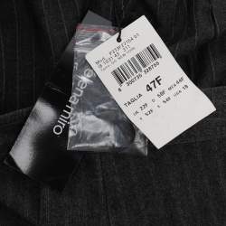 Pre Owned Elena Miro Dark Grey Jersey Trousers XXL