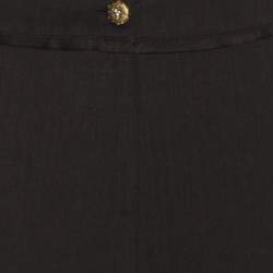 Pre Owned Elena Miro Dark Grey Wool Blend Trousers XXL