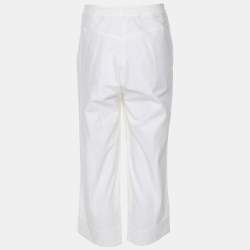 Pre Owned Elena Miro White Denim Jeans XXL