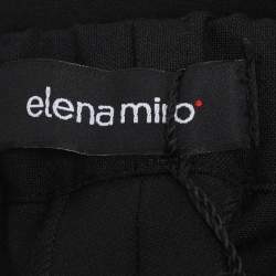 Pre Owned Elena Miro Black Wool Blend Trousers XXL