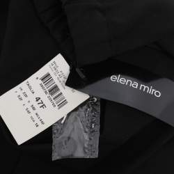 Pre Owned Elena Miro Black Wool Blend Trousers XXL