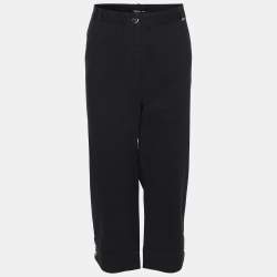 Pre Owned Elena Miro Navy Blue Cotton Pants XXL