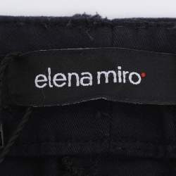 Pre Owned Elena Miro Navy Blue Cotton Pants XXL