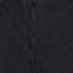 Pre Owned Elena Miro Blue Denim Embellished Pocket Jeans XXXL