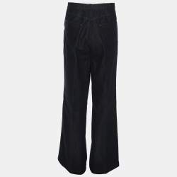 Pre Owned Elena Miro Blue Denim Embellished Pocket Jeans XXXL
