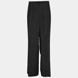 Pre Owned Elena Miro Dark Grey Wool Blend Trousers XXL