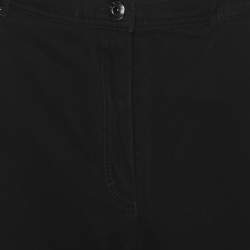 Pre Owned Elena Miro Black Denim Embellished Jeans XXL