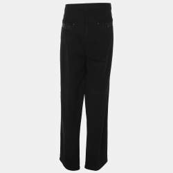 Pre Owned Elena Miro Black Denim Embellished Jeans XXL