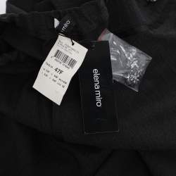 Pre Owned Elena Miro Dark Grey Wool Blend Trousers XXL