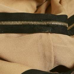 Pre Owned Elie Saab Multicolor Floral Print Organza Silk Runway Gown M