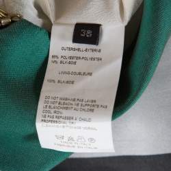 Pre Owned Elie Saab Multicolor Candy Striped Halter Neck Ball Gown S