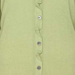 Pre Owned Elie Tahari Green Stretch Knit Sammy Long Sleeve Sweatshirt XXL